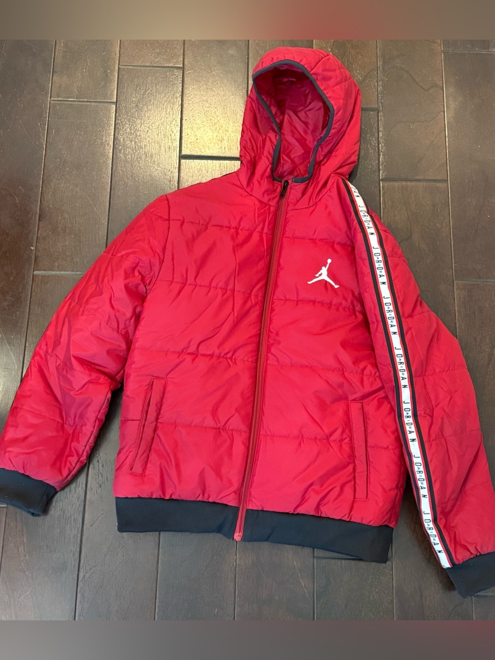 Jordan Jumpman Youth Spellout Hooded Bomber Jacket